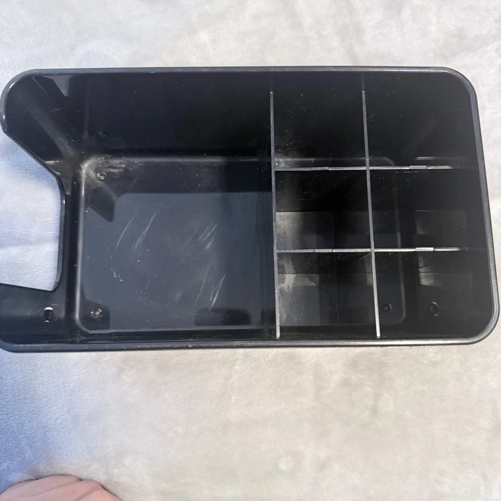 Absolut Vodka Black Plastic Bar Caddy Organizer Napkin Straw Holder‎ Display